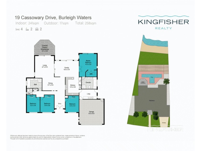 19 Cassowary Drive, Burleigh Waters QLD 4220 Floorplan