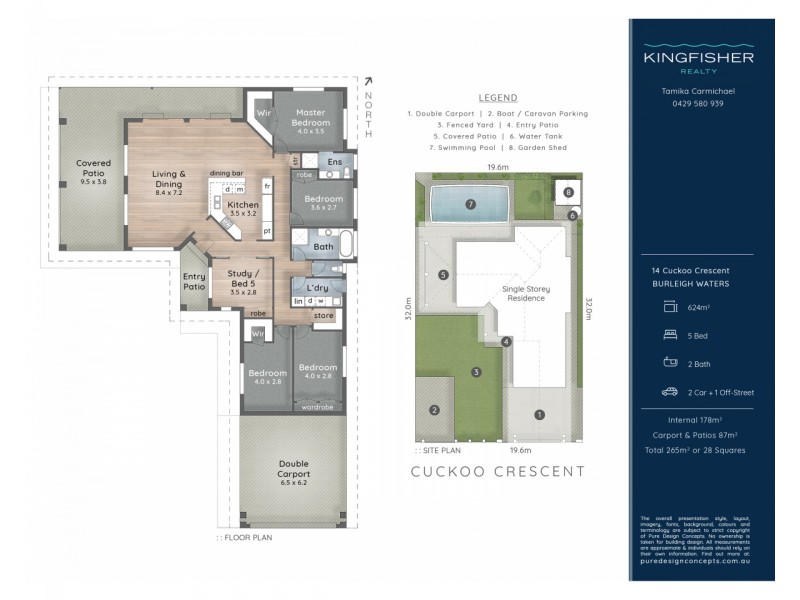 14 Cuckoo Crescent, Burleigh Waters QLD 4220 Floorplan
