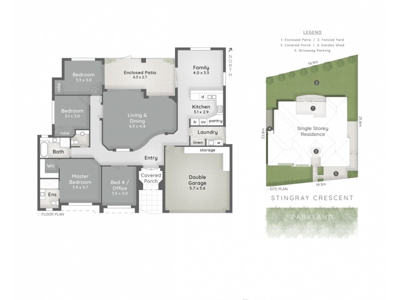 8 Stingray Crescent, Burleigh Waters QLD 4220 Floorplan