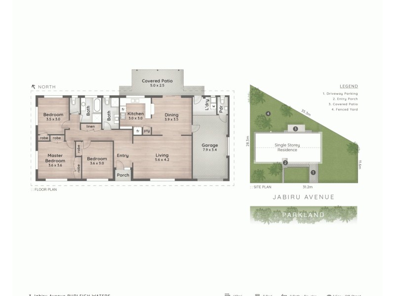 3 Jabiru Avenue, Burleigh Waters QLD 4220 Floorplan