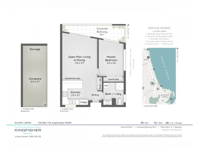 24/286 The Esplanade, Miami QLD 4220 Floorplan