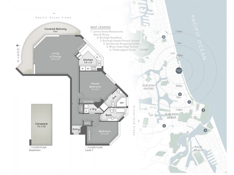 7D/238 The Esplanade, Miami QLD 4220 Floorplan