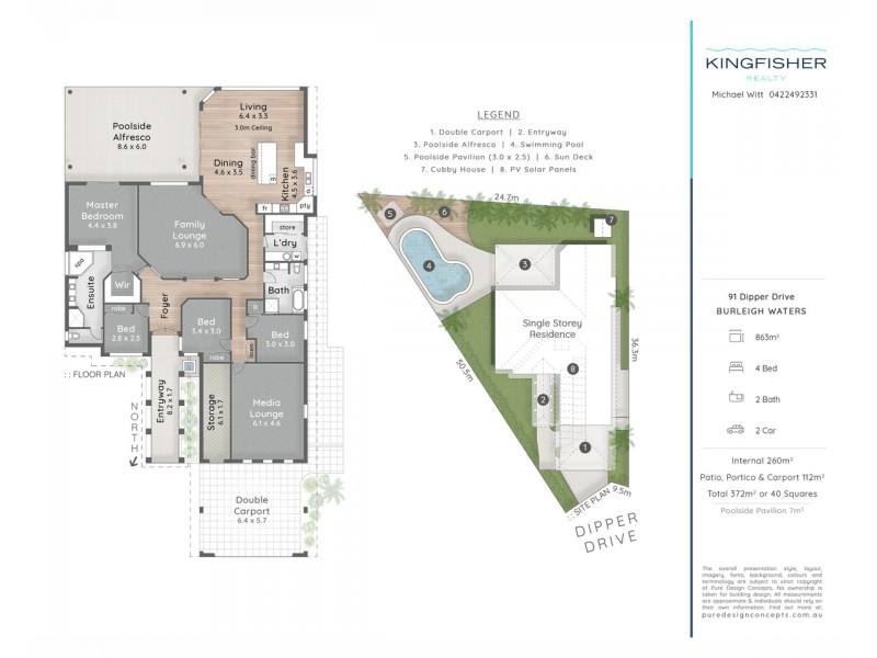91 Dipper Drive, Burleigh Waters QLD 4220 Floorplan