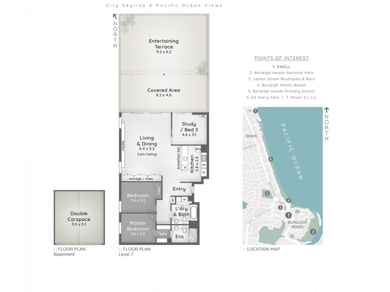 2077/1 Ocean Street, Burleigh Heads QLD 4220 Floorplan