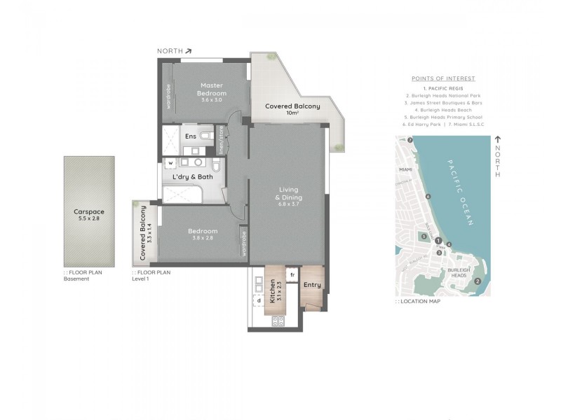 6/30 The Esplanade, Burleigh Heads QLD 4220 Floorplan