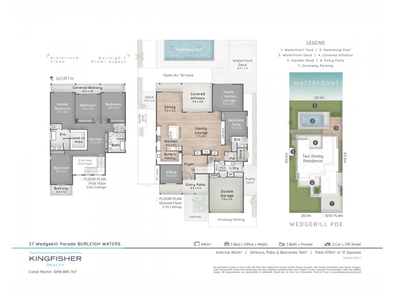 27 Wedgebill Parade, Burleigh Waters QLD 4220 Floorplan