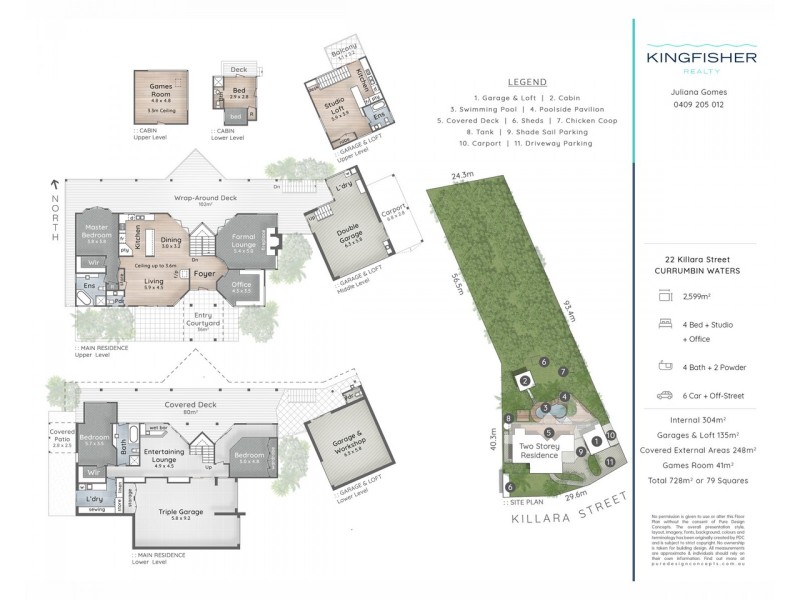 22 Killara Street, Currumbin Waters QLD 4223 Floorplan