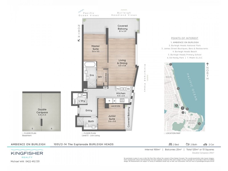1051/2-14 The Esplanade, Burleigh Heads QLD 4220 Floorplan
