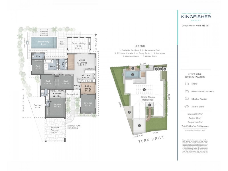3 Tern Drive, Burleigh Waters QLD 4220 Floorplan
