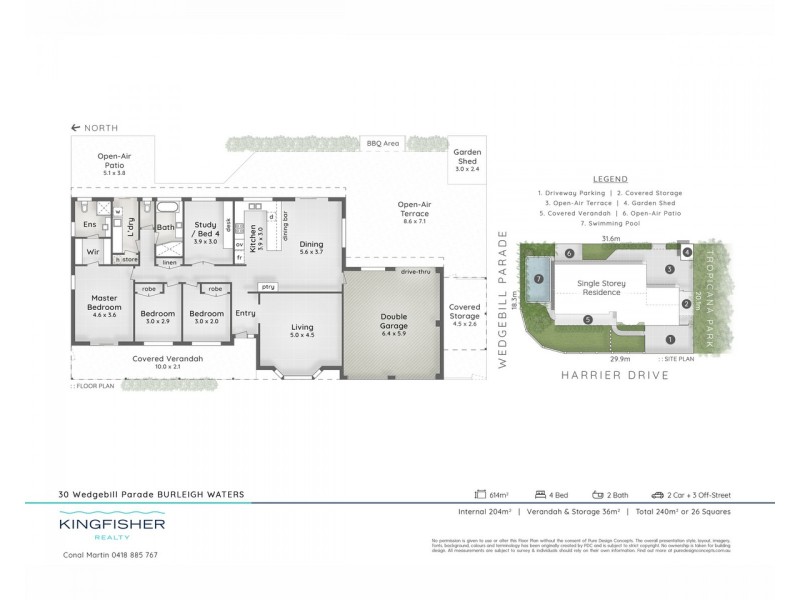 30 Wedgebill Parade, Burleigh Waters QLD 4220 Floorplan
