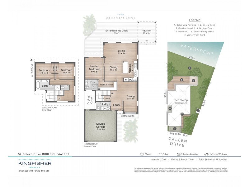 54 Galeen Drive, Burleigh Waters QLD 4220 Floorplan