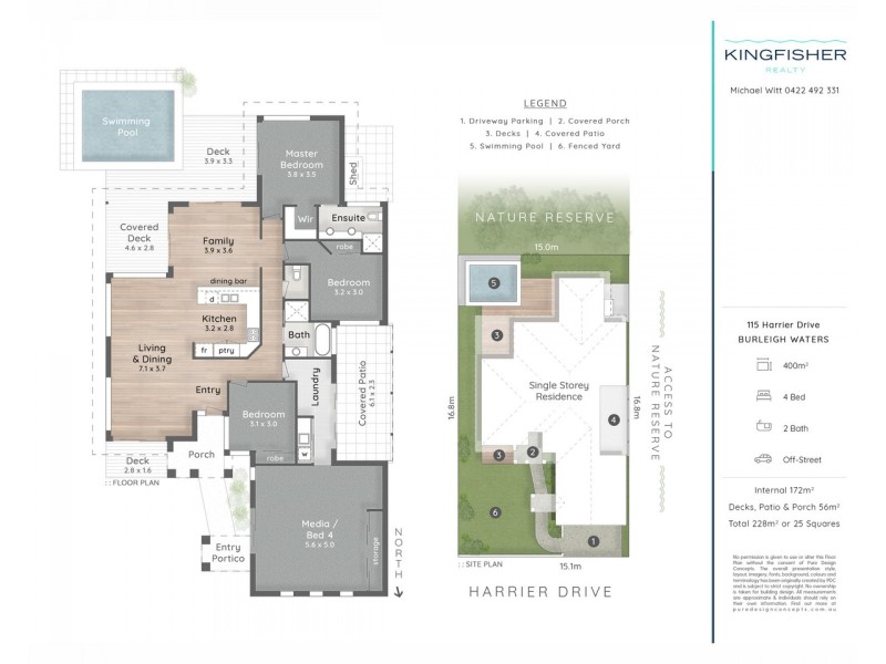 115 Harrier Drive, Burleigh Waters QLD 4220 Floorplan
