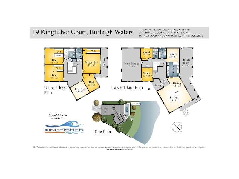 19 Kingfisher Crescent, Burleigh Waters QLD 4220 Floorplan