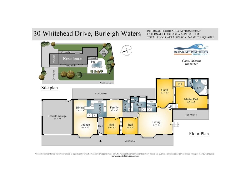 30 Whitehead Drive, Burleigh Waters QLD 4220 Floorplan