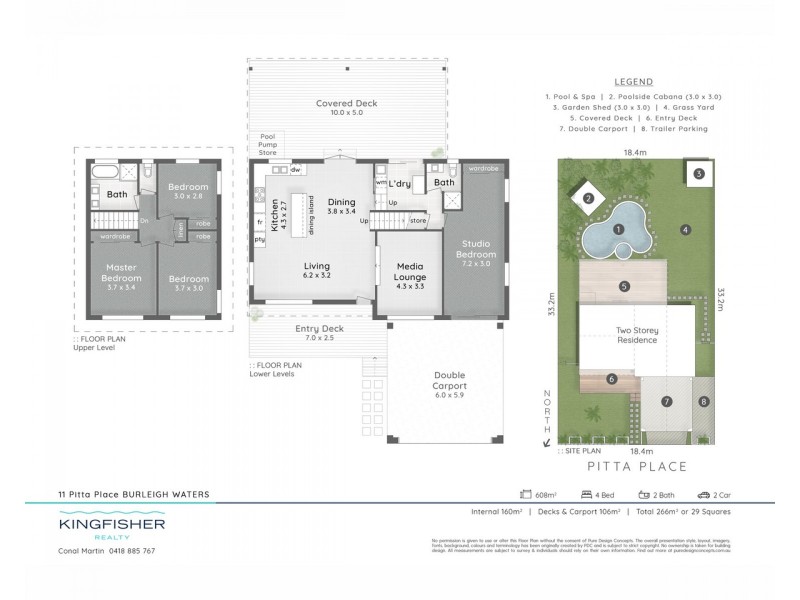 11 Pitta Place, Burleigh Waters QLD 4220 Floorplan