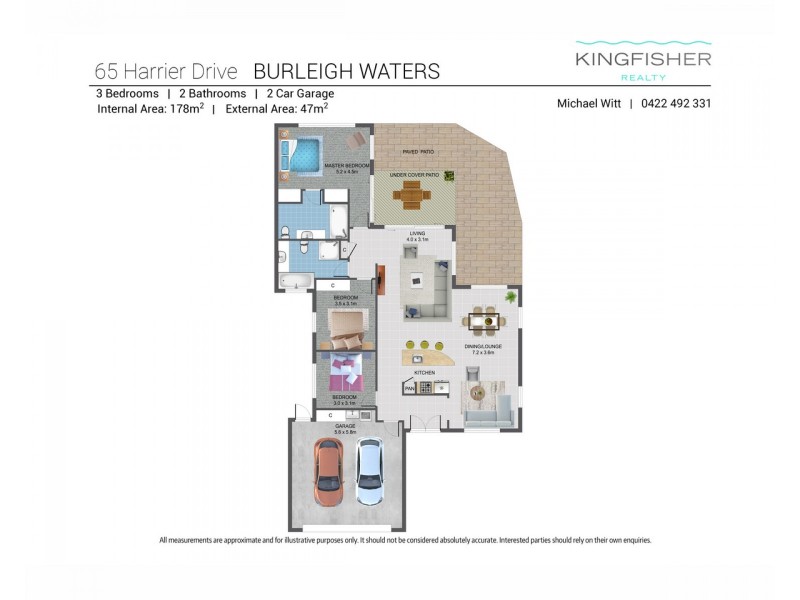 65 Harrier Drive, Burleigh Waters QLD 4220 Floorplan