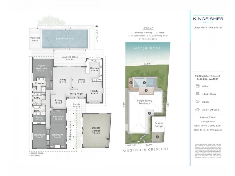 23 Kingfisher Crescent, Burleigh Waters QLD 4220 Floorplan