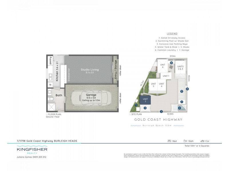 7/1796 Gold Coast Highway, Burleigh Heads QLD 4220 Floorplan
