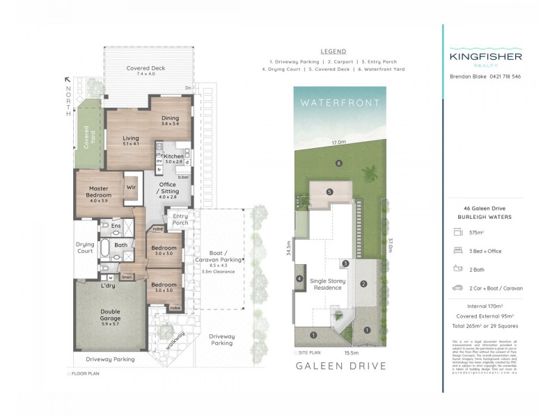 46 Galeen Drive, Burleigh Waters QLD 4220 Floorplan