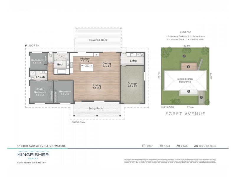 17 Egret Avenue, Burleigh Waters QLD 4220 Floorplan