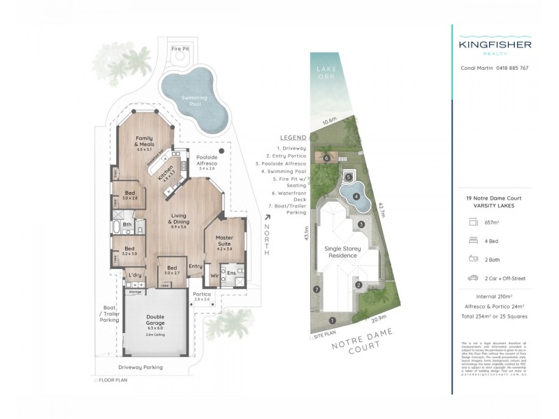 19 Notre Dame Court, Varsity Lakes QLD 4227 Floorplan