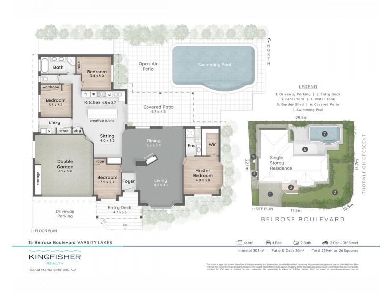 15 Belrose Boulevard, Varsity Lakes QLD 4227 Floorplan