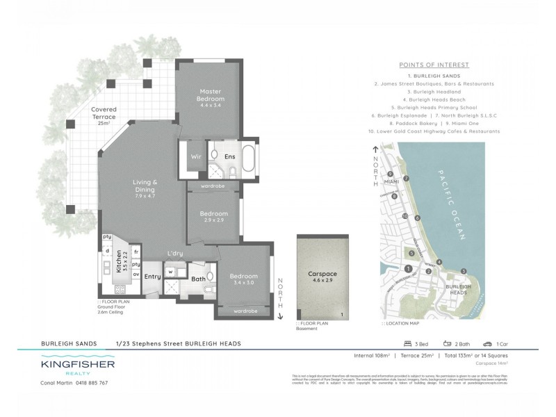 1/23 Stephens Street, Burleigh Heads QLD 4220 Floorplan