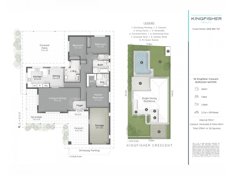 30 Kingfisher Crescent, Burleigh Waters QLD 4220 Floorplan