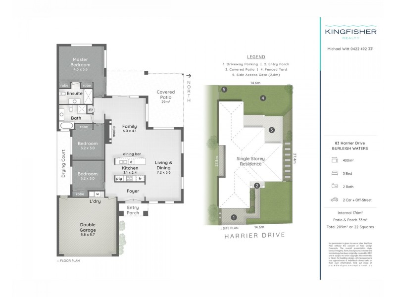 83 Harrier Drive, Burleigh Heads QLD 4220 Floorplan
