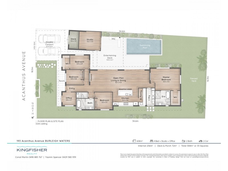 193 Acanthus Avenue, Burleigh Waters QLD 4220 Floorplan