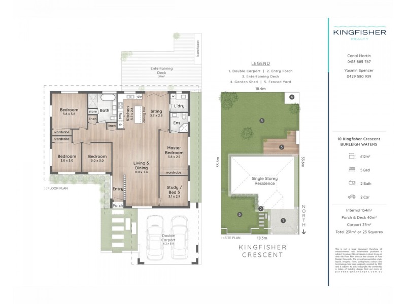 10 Kingfisher Crescent, Burleigh Waters QLD 4220 Floorplan