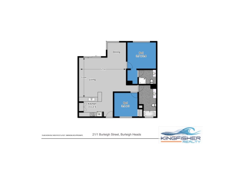 21/1 Burleigh Street, Burleigh Heads QLD 4220 Floorplan
