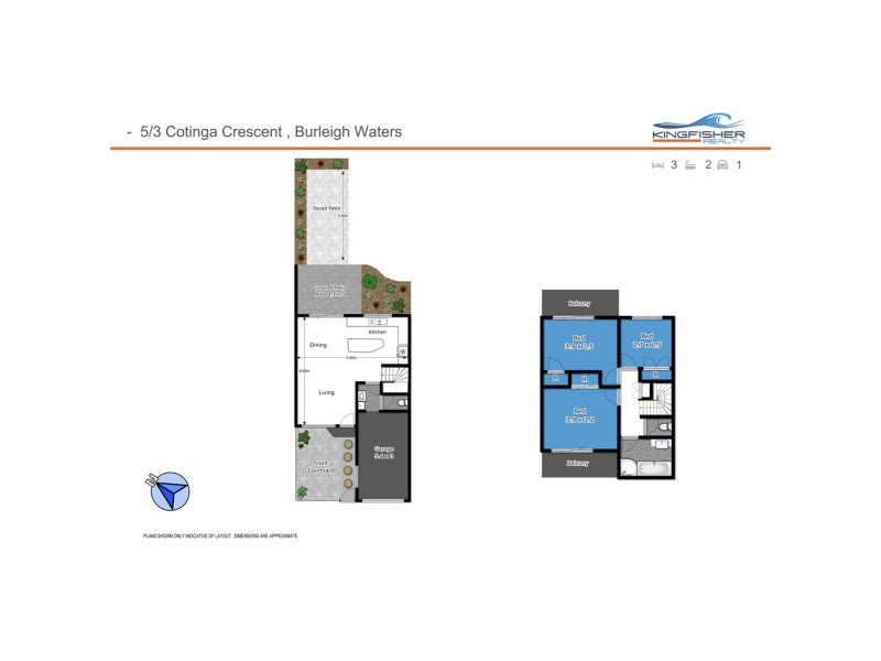 5/3 Cotinga Crescent, Burleigh Waters QLD 4220 Floorplan
