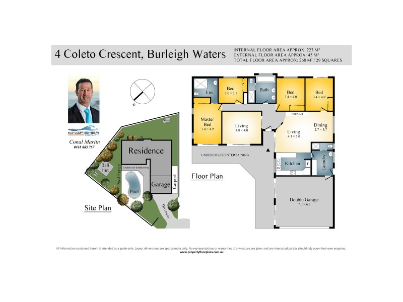 4 Coleto Crescent, Burleigh Waters QLD 4220 Floorplan