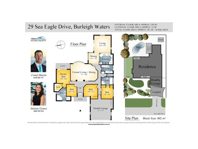 29 Sea Eagle Drive, Burleigh Waters QLD 4220 Floorplan