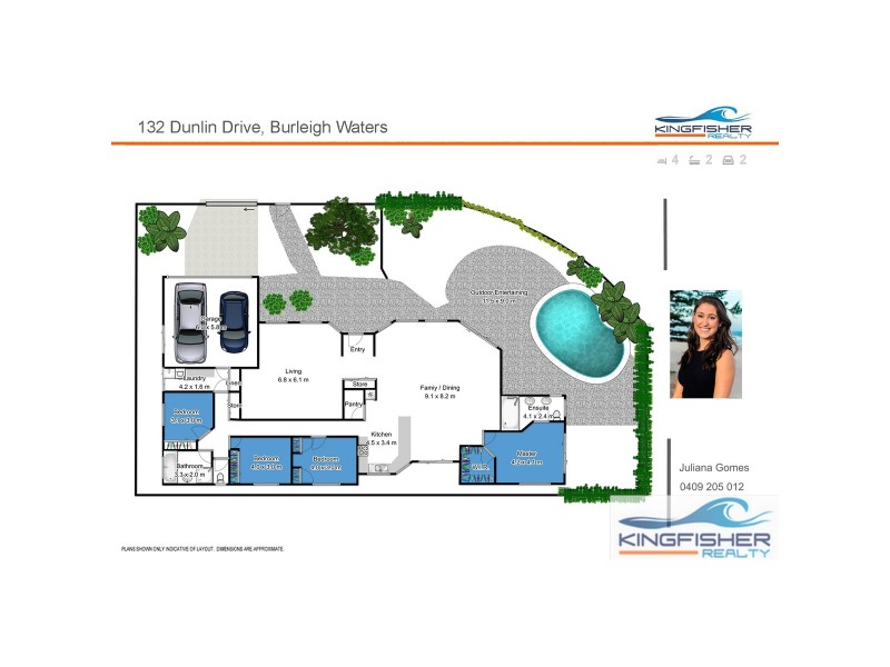 132 Dunlin Drive, Burleigh Waters QLD 4220 Floorplan