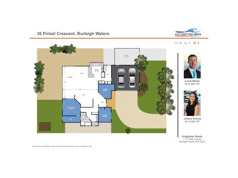 36 Pintail Crescent, Burleigh Waters QLD 4220 Floorplan
