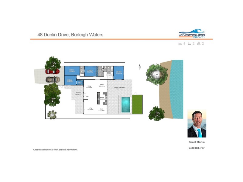 48 Dunlin Drive, Burleigh Waters QLD 4220 Floorplan