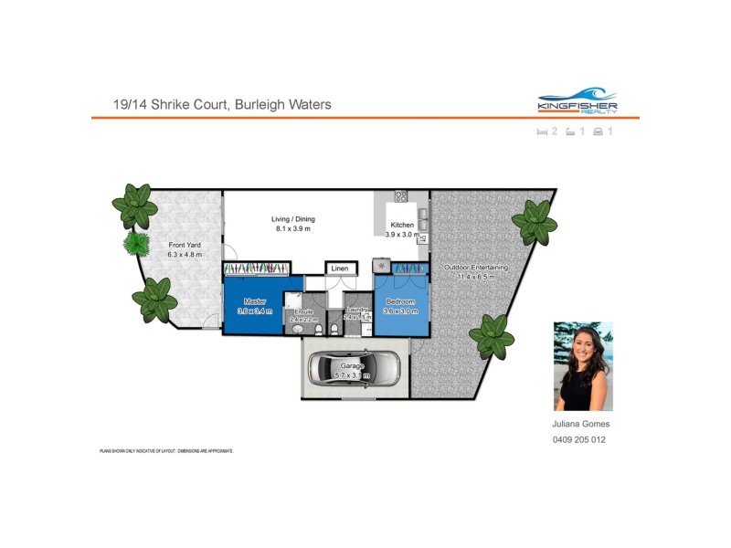 19/14 Shrike Court, Burleigh Waters QLD 4220 Floorplan