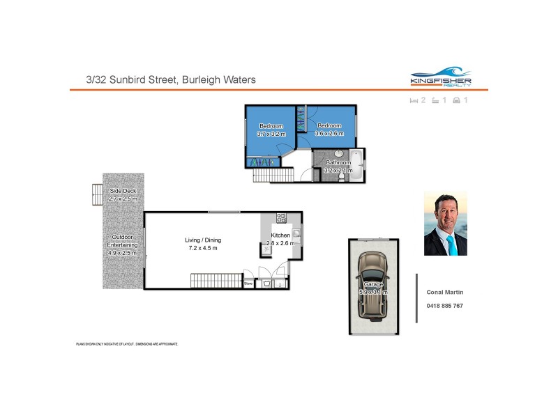 3/32 Sunbird Street, Burleigh Waters QLD 4220 Floorplan