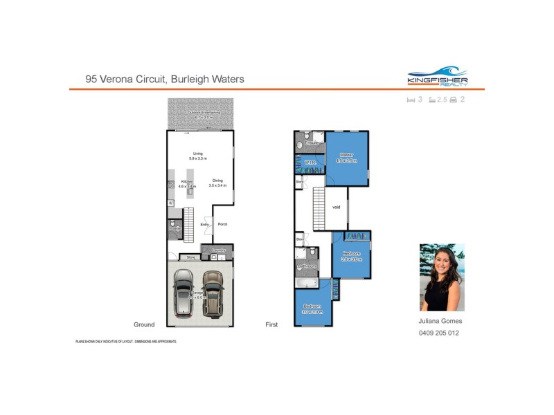 95 Verona Circuit, Burleigh Waters QLD 4220 Floorplan