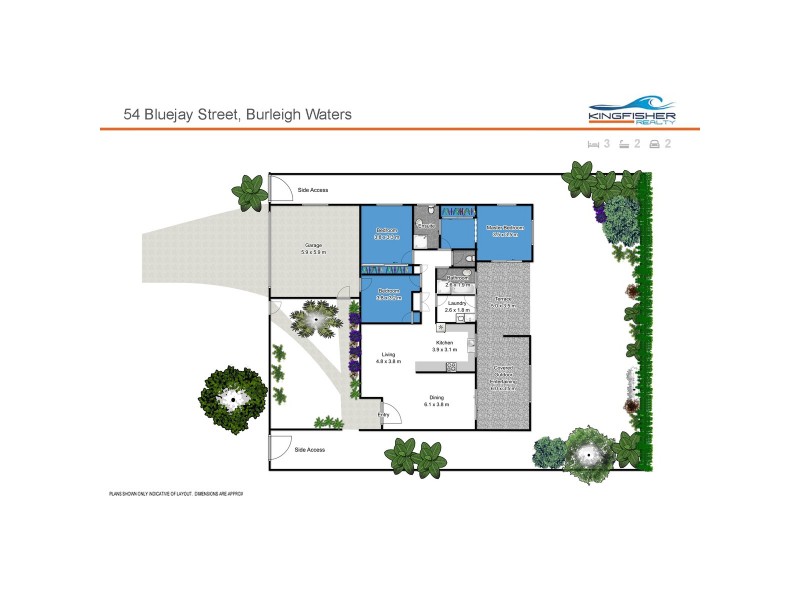 54 Bluejay Street, Burleigh Waters QLD 4220 Floorplan