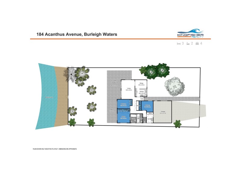 184 Acanthus Avenue, Burleigh Waters QLD 4220 Floorplan