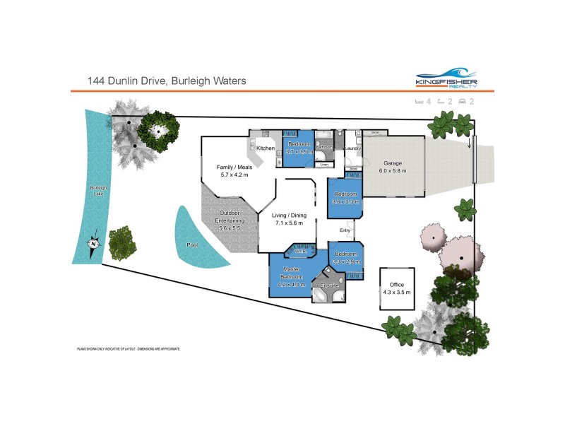 144 Dunlin Drive, Burleigh Waters QLD 4220 Floorplan