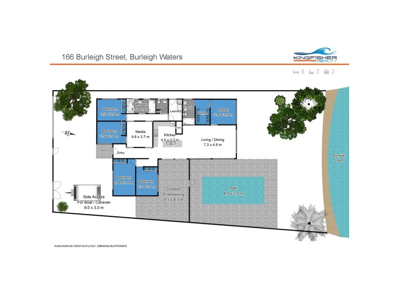 166 Burleigh Street, Burleigh Waters QLD 4220 Floorplan