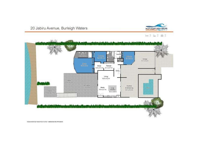 20 Jabiru Avenue, Burleigh Waters QLD 4220 Floorplan