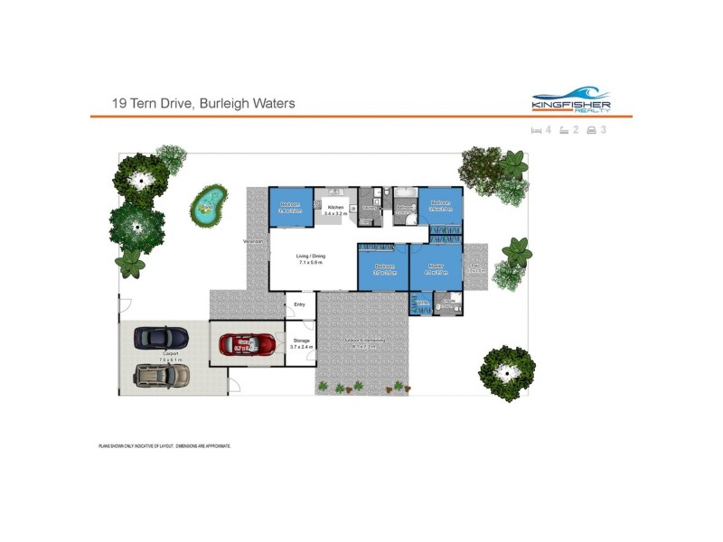 19 Tern Drive, Burleigh Waters QLD 4220 Floorplan