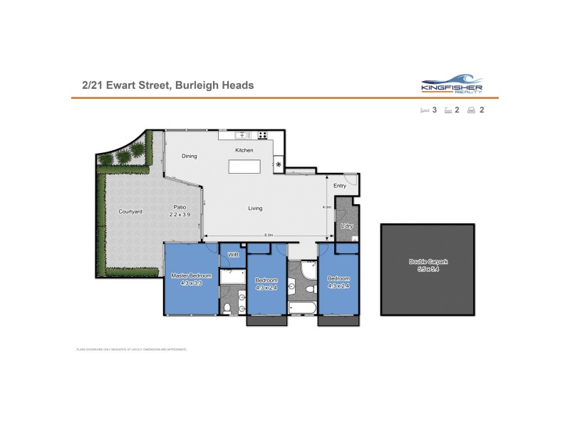 2/21 Ewart Street, Burleigh Heads QLD 4220 Floorplan