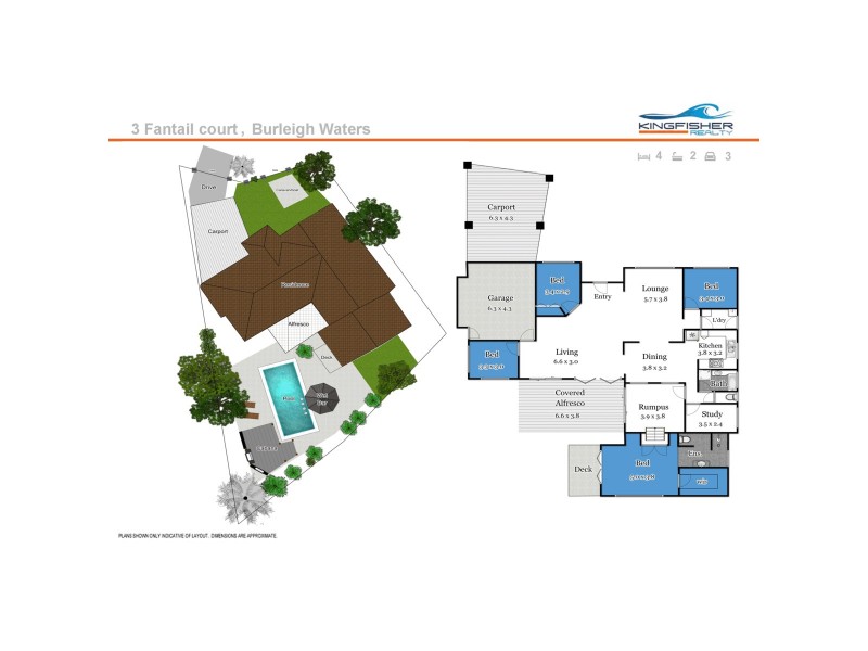 3 Fantail Court, Burleigh Waters QLD 4220 Floorplan