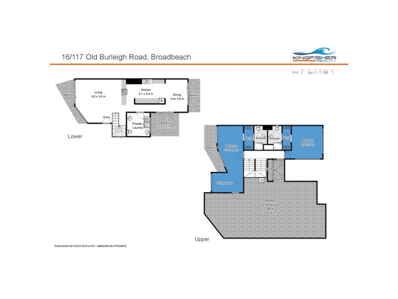 16/117 Old Burleigh Road, Broadbeach QLD 4218 Floorplan